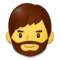 Person- Beard emoji on Samsung